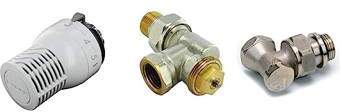 Comap – Kit termostático Sensity – Escuadra inversa 1/2JT – Cabeza M30 + Cuerpo Kv Ajustable + conexión de Ajuste – RK8574241