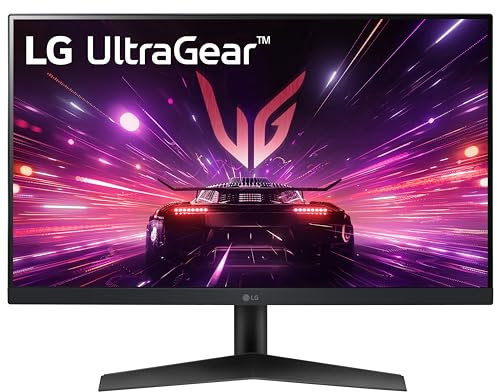 LG 24GS60F-B Ultragear Gaming Monitor 24 FHD (1920x1080) 180Hz 1ms AMD FreeSync G-Sync HDR10 HDMI DisplayPort Black