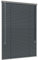 Jalousiescout Lightless Jalousie Aluminiumjalousie, Verdunkelungsrollo, Innovative Verdunkelungstechnik, Sichtschutz, ohne Bohren, 75 x 130 cm (BxH), Dunkelgrau matt