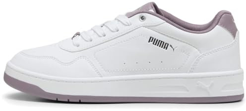 PUMA Damen Court Classy Sneaker, White Plum Jam Silver, 42 EU
