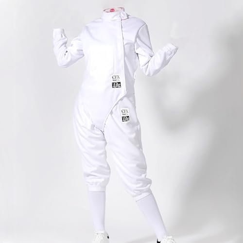 AIHUSASD Fencing Pants，Fencing Jacket，Fencing Uniform，Fencing Sport Uniform Suit，Fencing Sports Uniform Set for foil, Epee, Saber - Unisex Fencing Uniform(42)