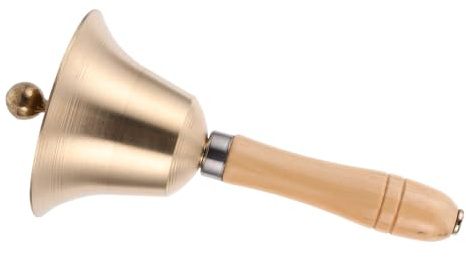 HOMSFOU Campana Para Mascotas De Campana De Mano Para Decoración Navideña Para Cenas Fiestas y Restaurantes