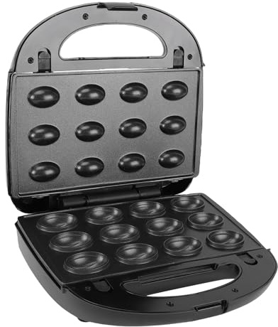 Brrnoo Macchina per Sandwich Colazione 8 in 1, Macchina per Waffle Elettrica con Piastre Rimovibili, per Sandwich, Cialde, Ciambelle, Biscotti, Hot Dog, Madeleine (Spina europea 220 V)