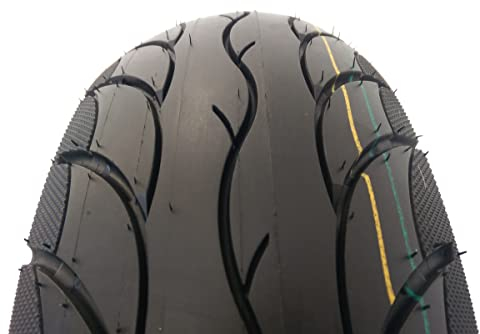 120/70-12 S1301 Reifen in der Größe 120/70 r12 120/70-12 120 70 r12 120 70 x 12 Rollerreifen von NaRubb 4.PR TL NEU passend für Moped Moped Scooter als Hinterreifen Vorderreifen Roller Reifen