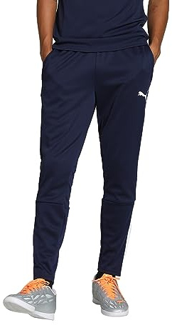 PUMA Unisex Teamliga Training Pants Trousers, Peacoat- White, S UK