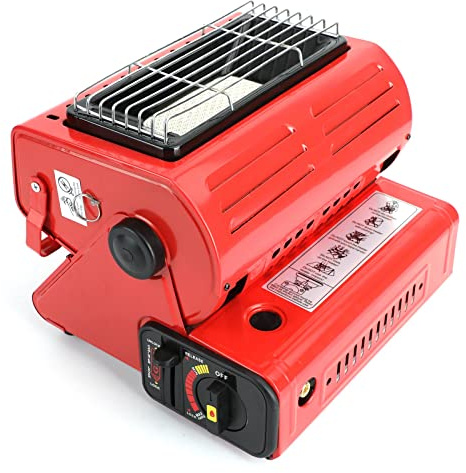 Artudatech Chauffage de camping intérieur, mini cartouches de gaz, chauffage au gaz pour intérieur, réchaud à gaz pour camping