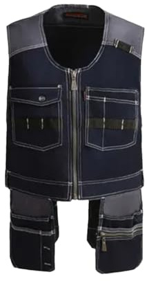 Men Outdoor Workwear Hiking Vests Multifunction Sleeveless Jacket Vests With Multi Pockets