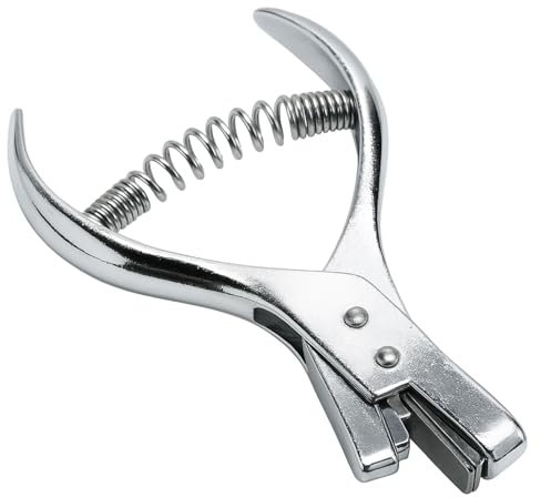 Sewing Notch Cutter, Pince à Cranter pour Patron de Couture, Outil de Découpe de Patron en Acier Inoxydable, Pince Marqueur de Couture Précise avec Ressort Anti-Fatigue pour Tissu, Papier, Carton