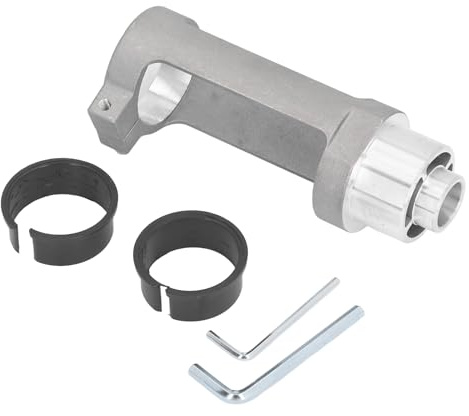 Yosoo Health Gear Adapter Av Fyrkantigt Hål Borrbitadapter Aluminiumlegering Av Dödsfäste, för Handborrpress, 38-43 Mm Diameter Bitar trä, Installerar Snabbt och Demonterar