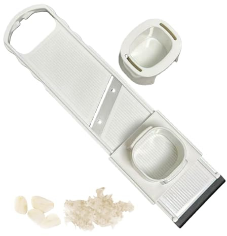 1Pcs Multi-Functional Food-Grade Garlic Press & Slicer – Ultra-Thin Vegetable Shredder/Chopper, Kitchen Prep Gadget for Home Chefs, Cooking Accessories, Food Preparation Equipme