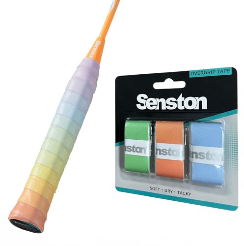 Senston 3PCS Schlägergriffbänder Overgrip für Tennis/Badminton/Squashschlägergriffe