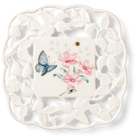 Lenox Butterfly Meadow Trivet, 0.90 LB, Multi