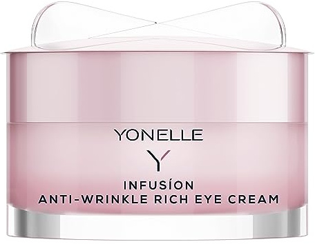 YONELLE Augencreme für die Nacht mit Retinol in NANODISC™ - Gesichtspflege - Gesichtscreme Damen - Eye Cream mit Peptiden - Anti Falten Creme - Nachtcreme 15ml