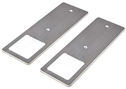 kalb | LED-underskåpsarmaturer rostfritt stål borstat 5W- mycket platt köksarmatur infälld spotlight infälld spotlight, val: set med 2 varm vit