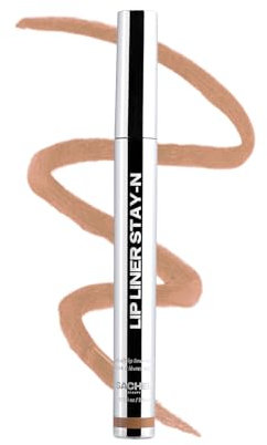 Sacheu Lip Liner STAY-N Peel Off Lip Stain - Long Lasting Waterproof Lip Tint with Hyaluronic Acid & Vitamin E – Transfer Proof Matte Finish, Vegan & Cruelty-Free (nOOHde)