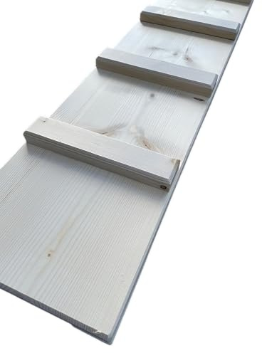 Medikratz Cat Ladder, Versatile, Suitable for Indoor and Outdoor Use, Various Lengths (1.2 m, Natural without Glaze)