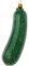 Christbaumschmuck Glas 12cm Zucchini Gemüse mundgeblasen handbemalt Weihnachtskugeln grün