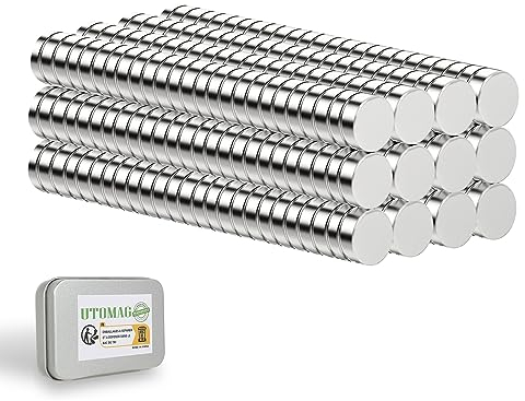 Imanes Fuertes de Neodimio de Disco - 3x1mm, 300 Piezas - Imán Redondos de Tierra Rara Potentes y Pequeños, Ideales para Refrigerador, Foto, Manualidades, Pizarras Magnéticas, Cocinas y Oficinas