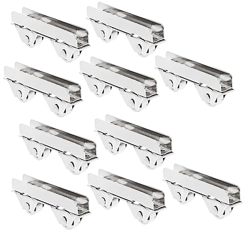 BESTonZON 10St Rad für Glastüren Rollen für Glasschiebetüren tür ersatzteile Welpe ersatzscheibe für glastür Riemenscheibe für Glastüren Stahl Scrollrad Schiebetürrad Bildschirmtür Hündchen
