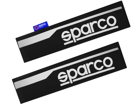 SPARCO Gurtschoner Gurtpolster Sicherheitsgurt Gurtschutz Polster Grau 2x