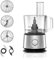 Ufesa Quick Slicer Tritatutto da Cucina Elettrico, Robot Cucina Multifunzione 10 in 1, 1200W, 1.5 L, Corpo in Acciaio Inox, Accessori Inclusi