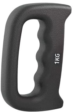 QSTDGVPW Boxhantel Handgewicht rutschfeste Ergonomische Handgewicht Hantel für Pilates Kraft Geschwindigkeit MMA Training, 1 KG