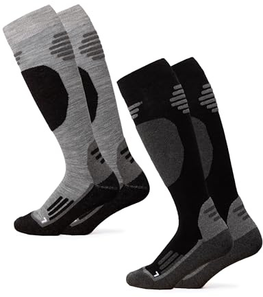 Occulto merino skidstrumpor män & kvinnor 2 pack (modell: Toni)