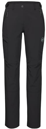 Mammut Runbold IV Pants Women | Outdoor Trousers for Hiking, Stretch Fit, Lightweight Breathable Fabric | 44, Black, Short