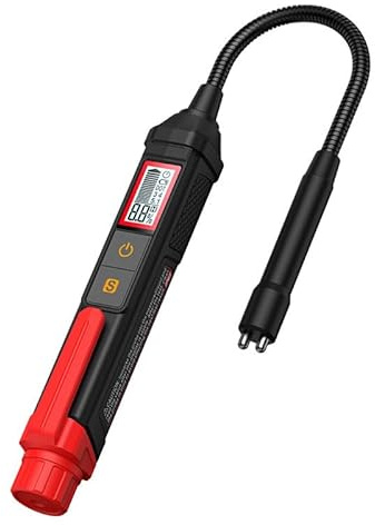 KARELLS Testeur de Liquide de Frein 8,5 Pouces, NC Testeur Liquide de Frein, Sonde Flexible Résistante à la Corrosion, Haute Précision, Maintien des Données, Calibré pour Frein DOT3 DOT4 Dot-5.1