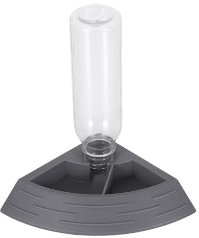 ERINGOGO Ciotola Automatica per Acqua e Cibo per Rettili Piccolo Dispenser Silenzioso per Tartarughe e Draghi Barbuti Vaschetta Angolare Adatta Terrari Compatti e Multi-Pet