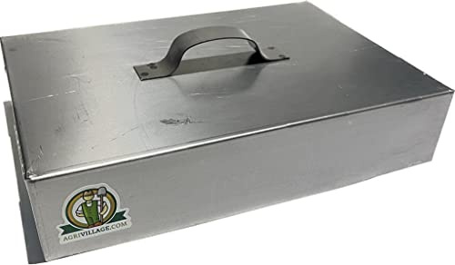 Coppo rettangolare 32,5x22,5 cm per camino per cottura sotto la brace in Ferro MADE IN ITALY
