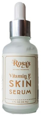 Plant-Based Vitamin E Face Serum, Lightweight Hydration for Dry, Winter Skin