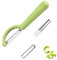 P-Peeler Tupper with 2 Replacement Blades, P Peeler for Tupperware Replacement Parts, Potato Peeler for Asparagus Peeler, Stainless Steel Replacement Blade for Vegetable Peeler, Paring Knife, Orange