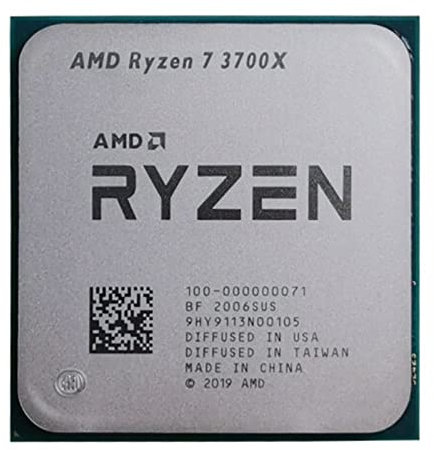 Hegem AMD Ryzen 7 3700X R7 3700X 3,6 GHz Achtkern-Sechzehn-Thread-CPU-Prozessor 65W 7NM L3=32M 100-000000071 Sockel AM4 Kein Lüfter