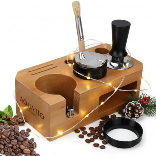 5-pack espressobryggare, bryggare, set med verktyg, inkluderar kaffe-tamper, fördelare, doseringstratt, borste 53 mm | Kaffebryggare, kaffeförvaring, knockbox-verktyg