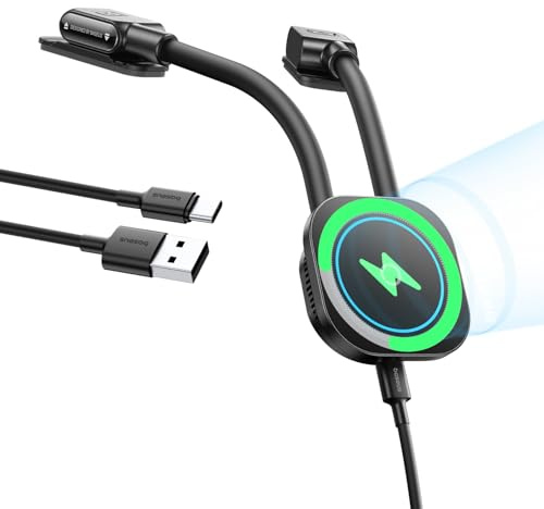 Baseus 15W C03s Pro Caricatore Wireless Auto Magsafe 15W, Caricabatterie Wireless Magnetico, Supporto Telefono Auto Carica Rapida per iPhone 17-12 Serie