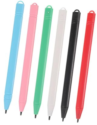 ROMISBABA 6 pezzi Penna Stylus per Tablet LCD Pennino Preciso per Scrittura e Disegno su Doodle Board Strumento Digitale Senza Carta per Controllo Touch Fluido e Duraturo