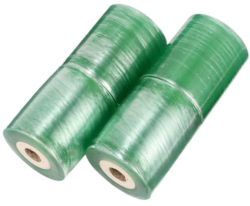 MOTHNUR Cinta de Injerto Autoadhesiva 4 Rollos 5 Cm Ancho PVC Transparente Estirable para Árboles Frutales y Plantas para Injertos de Cítricos, Nueces y Pecanas, Uso en Jardinería