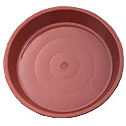 JIHUOO 10 Pcs Plastic Round Plant Saucers Planter Pallet Tray Flower Pot Base for Garden Indoor Outdoor M