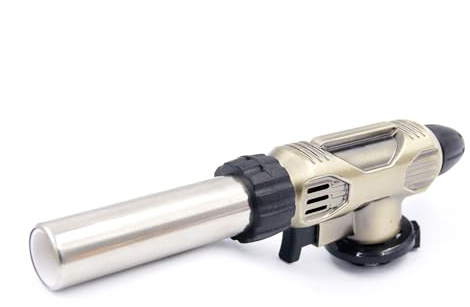 Torcia a gas LAIWEI 8015 Versatile accendino da cucina, fiamma regolabile per crème brûlée, dessert e pasticceria