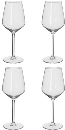 alpina Verres à Champagne - Verrerie de 4 Pièces - Verre a Pied pour Vin, Champagne et Prosecco - Flute Champagne Verre - Ensemble de Verres Compatibles Lave-Vaisselle