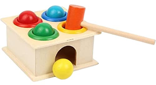 Lawnrden Children Wooden Hammer Toy Pounding Bench Gifts Game| Toddler Toys