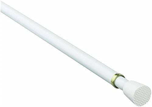 Levolor 13315 Tension Rod, 28-to-48-Inch Width, 7/16-Inch Diameter, White
