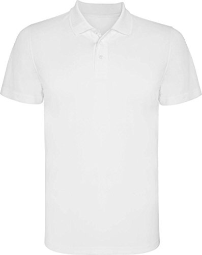 Polo técnico de Manga Corta con Cuello Tricotosa 3 Botones (Tallas Infantiles y Adulto) MONZHA