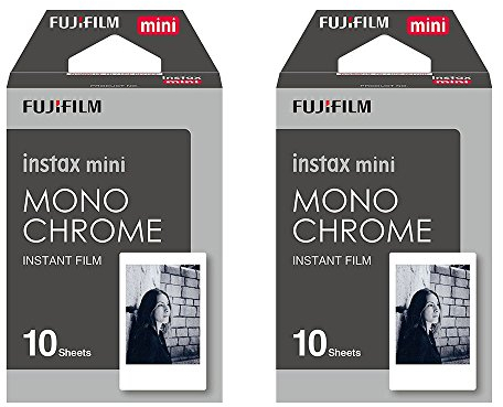 Instax Mini Sofortbild-Film, Schwarz-Weiß, 20 Stück