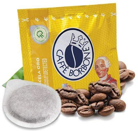 CAFFÈ BORBONE Cialda Compostabile, Miscela Oro - 50 Cialde - Sistema ESE