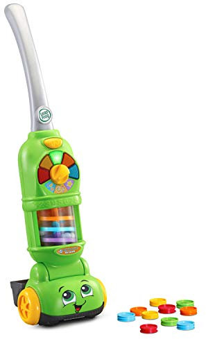 LeapFrog Green Pretend Play Vacuum Cleaner Toy for Kids, Ages 3-6, Unisex, Cleaning, Kids
