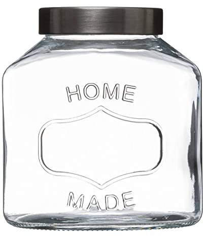 Five - Bocal de Conservation en Verre et INOX capacité 2.5 L