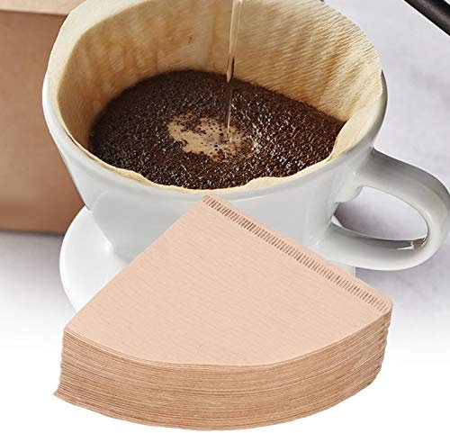 Lot de 100 filtres à café coniques pour verser le café et la cafetière, 100 pièces filtrantes en tissu filtrant le café, accessoires de filtration du café, S