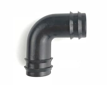 Codo de plástico de 25mm, Accesorio de tubería de púas, 1 ''PE, riego, jardín, Manguera de Agua, Conector de Enchufe Tipo L